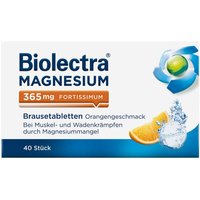 Magnesium Biolectra fortissimum Orange Brausetabletten von Biolectra