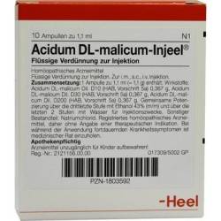ACIDUM DL-malicum Injeel Ampullen 10 St von Biologische Heilmittel Heel GmbH
