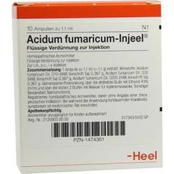 ACIDUM FUMARICUM INJEEL Ampullen 10 St von Biologische Heilmittel Heel GmbH