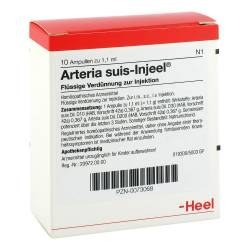 "ARTERIA SUIS Injeel Ampullen 10 Stück" von "Biologische Heilmittel Heel GmbH"