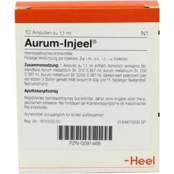 AURUM INJEEL Ampullen 10 St von Biologische Heilmittel Heel GmbH