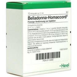 BELLADONNA HOMACCORD Ampullen 10 St von Biologische Heilmittel Heel GmbH