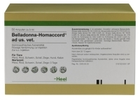 BELLADONNA HOMACCORD ad us.vet.Ampullen 50 St von Biologische Heilmittel Heel GmbH