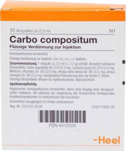CARBO COMPOSITUM Ampullen 10 St von Biologische Heilmittel Heel GmbH