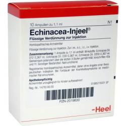 ECHINACEA INJEEL Ampullen 10 St von Biologische Heilmittel Heel GmbH