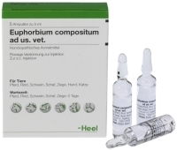 EUPHORBIUM COMPOSITUM ad us.vet.Ampullen 5X5 ml von Biologische Heilmittel Heel GmbH
