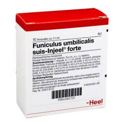 FUNICULUS UMBILICALIS suis Injeel forte Ampullen 10 St von Biologische Heilmittel Heel GmbH