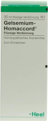 GELSEMIUM HOMACCORD Tropfen 30 ml von Biologische Heilmittel Heel GmbH