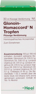 GLONOIN Homaccord N Tropfen 30 ml von Biologische Heilmittel Heel GmbH