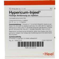 HYPERICUM INJEEL Ampullen 10 St von Biologische Heilmittel Heel GmbH