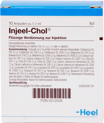 INJEEL Chol Ampullen 10 St von Biologische Heilmittel Heel GmbH