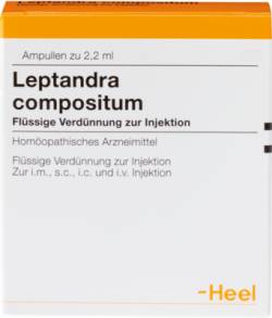 LEPTANDRA COMPOSITUM Ampullen 10 St von Biologische Heilmittel Heel GmbH