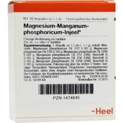 MAGNESIUM MANGANUM phosphoricum Injeel Ampullen 10 St von Biologische Heilmittel Heel GmbH