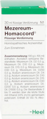 MEZEREUM HOMACCORD Tropfen 30 ml von Biologische Heilmittel Heel GmbH
