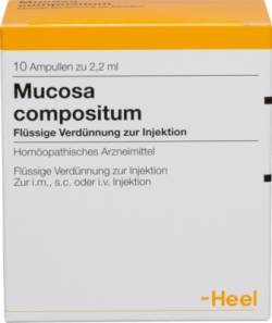 MUCOSA compositum Ampullen 10 St von Biologische Heilmittel Heel GmbH