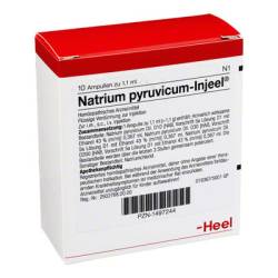 NATRIUM PYRUVICUM Injeel Ampullen 10 St von Biologische Heilmittel Heel GmbH