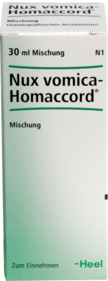 NUX VOMICA HOMACCORD Tropfen 30 ml von Biologische Heilmittel Heel GmbH