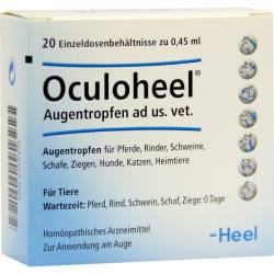OCULOHEEL Augentropfen Einzeldosispip.ad us.vet. 20 St Einzeldosispipetten von Biologische Heilmittel Heel GmbH