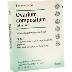 OVARIUM COMPOSITUM ad us.vet.Ampullen 5 X 5 ml Ampullen von Biologische Heilmittel Heel GmbH