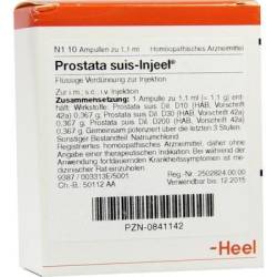 PROSTATA SUIS Injeel Ampullen 10 St von Biologische Heilmittel Heel GmbH