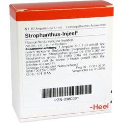 STROPHANTHUS INJEEL Ampullen 10 St von Biologische Heilmittel Heel GmbH