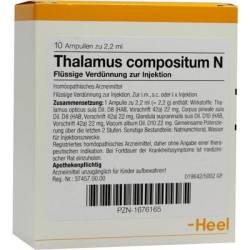 THALAMUS compositum N Ampullen 10 St von Biologische Heilmittel Heel GmbH