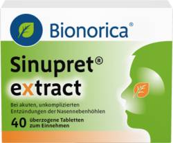 SINUPRET extract �berzogene Tabletten 40 St von Bionorica SE