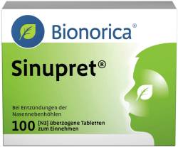 Sinupret 100 überzogene Tabletten von Bionorica SE