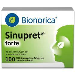 Sinupret® forte überzogene Tabletten 100 St Überzogene Tabletten von Bionorica SE