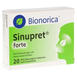 "Sinupret forte Überzogene Tabletten 20 Stück" von "Bionorica SE"
