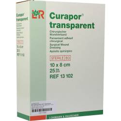 CURAPOR Wundverband steril transparent 8x10 cm 25 St Verband von Bios Medical Services Gmbh