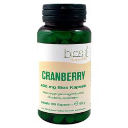 "CRANBERRY 400 mg Bios Kapseln 100 Stück" von "Bios Medical Services"