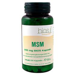 "MSM 500 mg Bios Kapseln 100 Stück" von "Bios Medical Services"