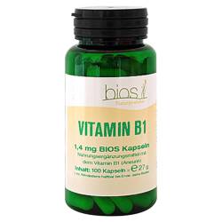 "VITAMIN B1 1,4 mg Bios Kapseln 100 Stück" von "Bios Medical Services"
