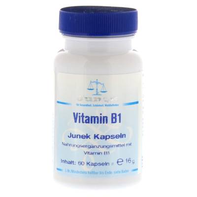 "VITAMIN B1 3 mg Junek Kapseln 60 Stück" von "Bios Medical Services"