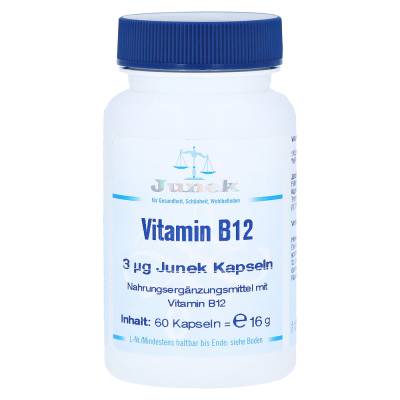 "VITAMIN B12 3 µg Junek Kapseln 60 Stück" von "Bios Medical Services"