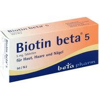 Biotin Beta 5 Tabletten von Biotin