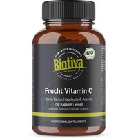 Biotiva Vitamin C Frucht Kapseln Bio von Biotiva