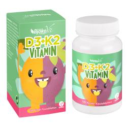 Vitamin D3+K2 Kinder Kautabletten Vegan von BjökoVit, Inh. Björn Kolbe