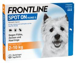 FRONTLINE Spot on H 10 L�sung f.Hunde 3 St von Boehringer Ingelheim VETMEDICA GmbH