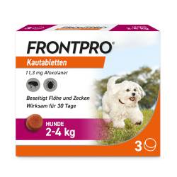 FRONTPRO Kautabletten Hunde 2 - 4kg von Boehringer Ingelheim VETMEDICA GmbH