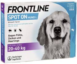 Frontline Spot On Hund L 20-40 kg 3 Pipetten von Boehringer Ingelheim VETMED