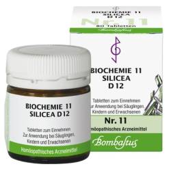 BIOCHEMIE 11 Silicea D 12 Tabletten 80 St von Bombastus-Werke AG