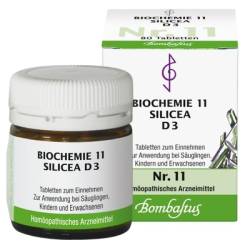 BIOCHEMIE 11 Silicea D 3 Tabletten 80 St von Bombastus-Werke AG