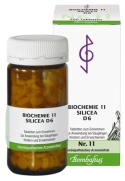 BIOCHEMIE 11 Silicea D 6 Tabletten 200 St von Bombastus-Werke AG