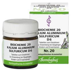 BIOCHEMIE 20 Kalium aluminium sulfuricum D 6 Tabl. 80 St von Bombastus-Werke AG