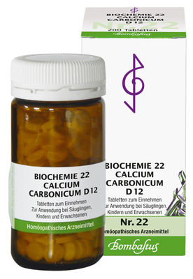 BIOCHEMIE 22 Calcium carbonicum D 12 Tabletten 200 St von Bombastus-Werke AG