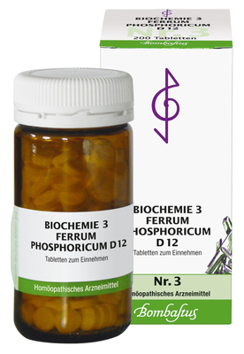BIOCHEMIE 3 Ferrum phosphoricum D 12 Tabletten 200 St von Bombastus-Werke AG