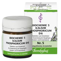 BIOCHEMIE 5 Kalium phosphoricum D 6 Tabletten 80 St von Bombastus-Werke AG