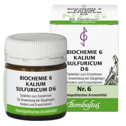 BIOCHEMIE 6 Kalium sulfuricum D 6 Tabletten 80 St von Bombastus-Werke AG